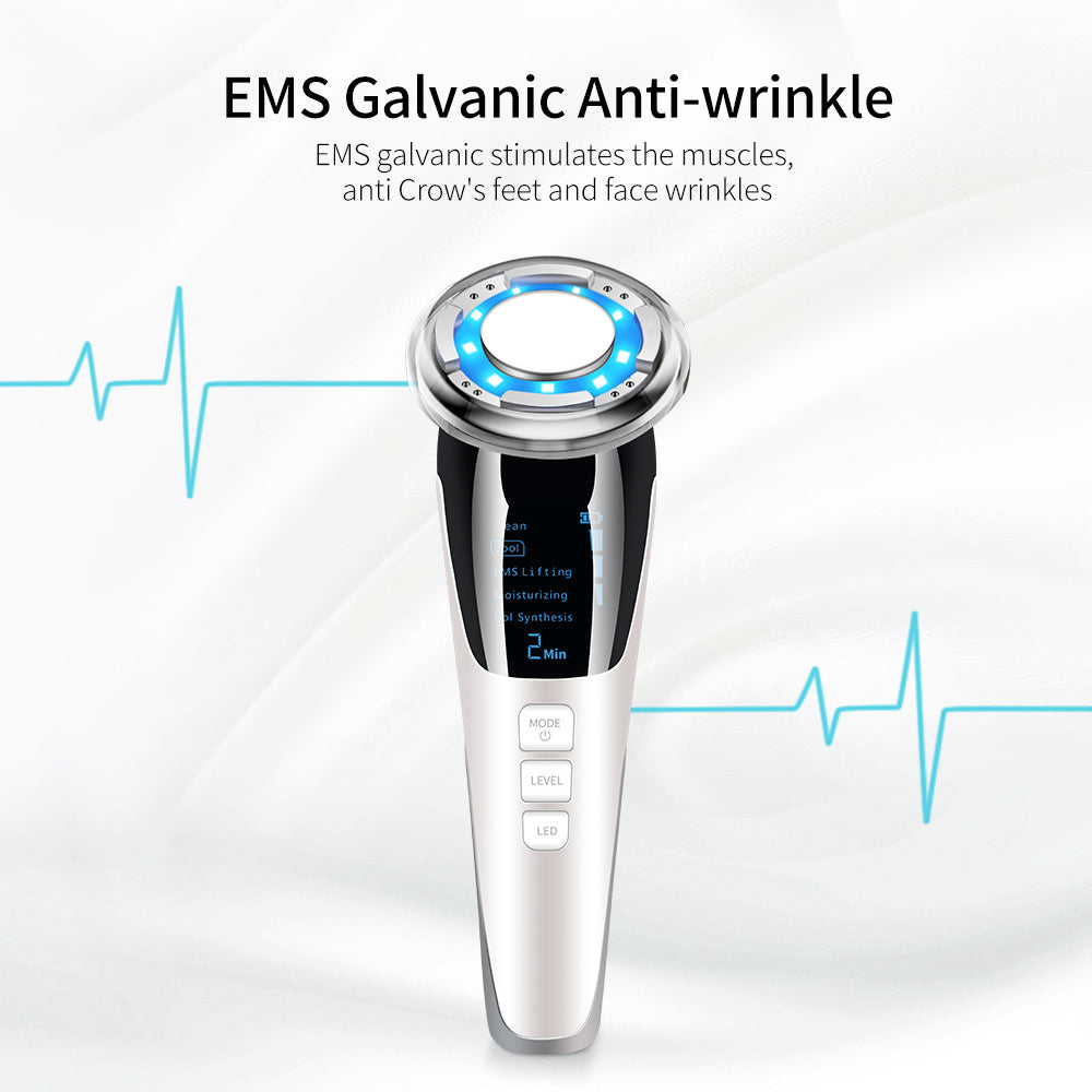 Cold And Hot Color Photoelectron Lead-In Instrument, Facial Massage And Beauty Instrument