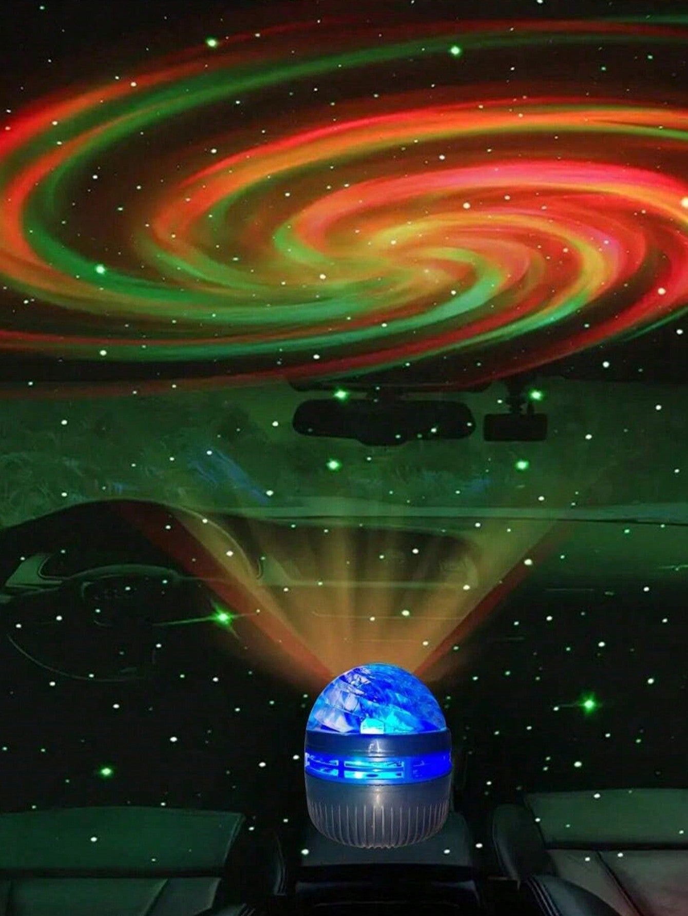 1Pc Usb Galaxy Night Light Projector with Remote Control, 7 Colors, for Bedroom, Adult Game Room, Home Theater, Room Decoration, Valentine'S Day Gift, Camping, Wedding Decoration