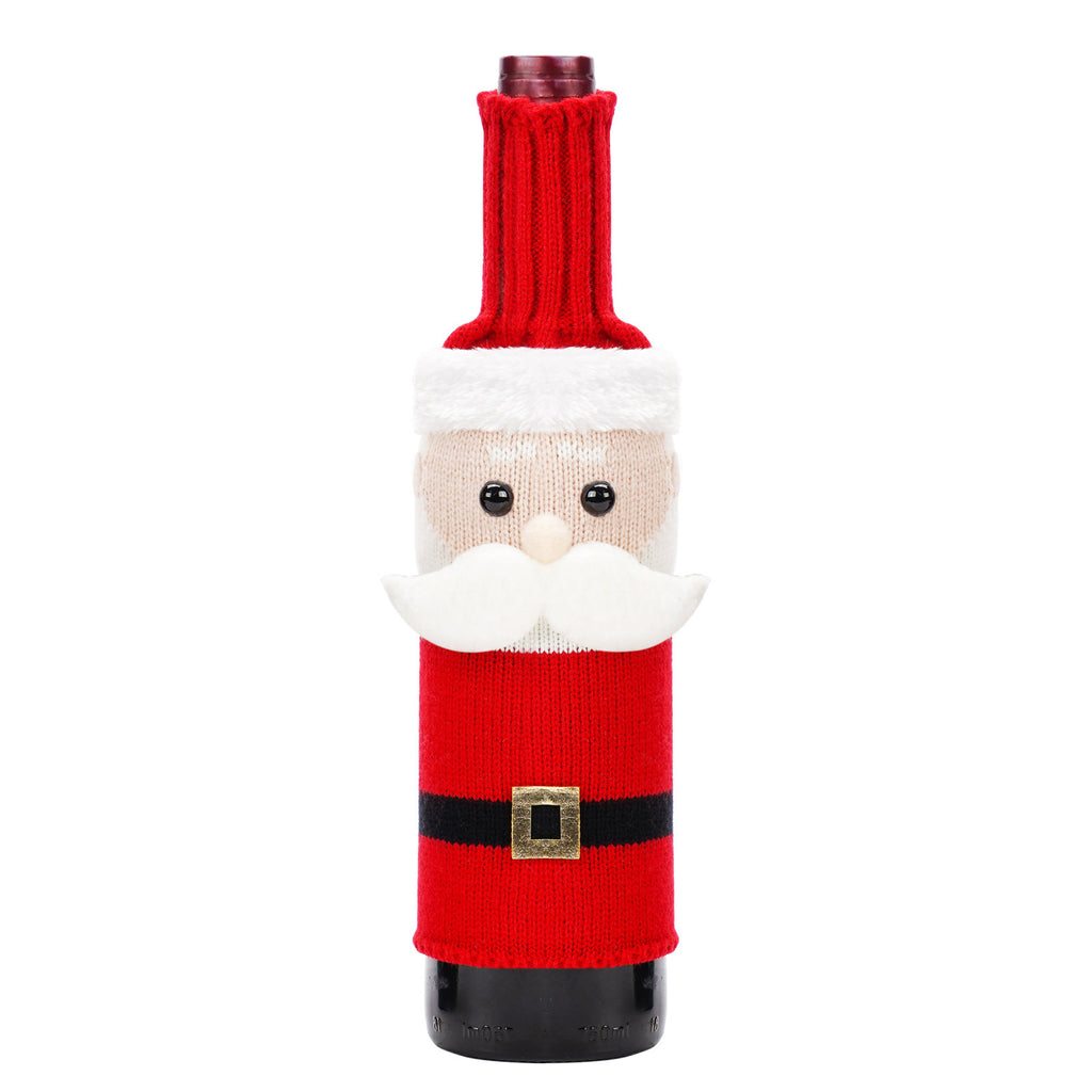 Home Fashion Simple Christmas Decorations Bottle Cover