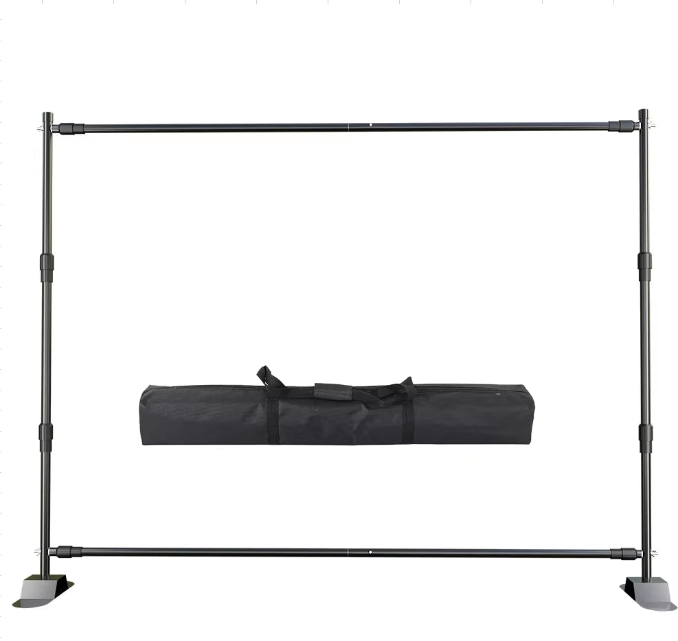 Double-Crossbar Backdrop Background Stand Frame Support System for Photography Photo Studio Video Muslin Green Screen