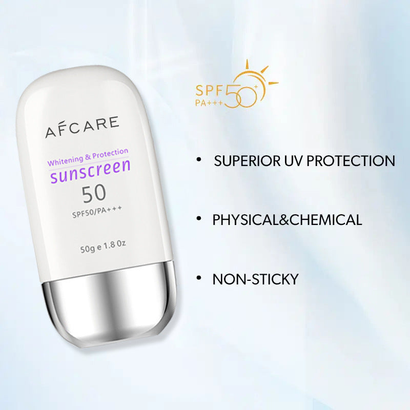 Non-greasy Facial Sunscreen Isolation UV Light Refreshing 50ml
